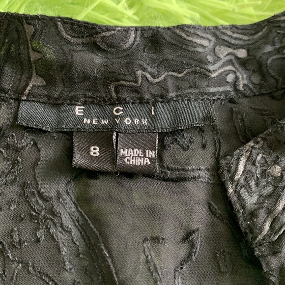 Black see through blouse - Picture 3 of 3